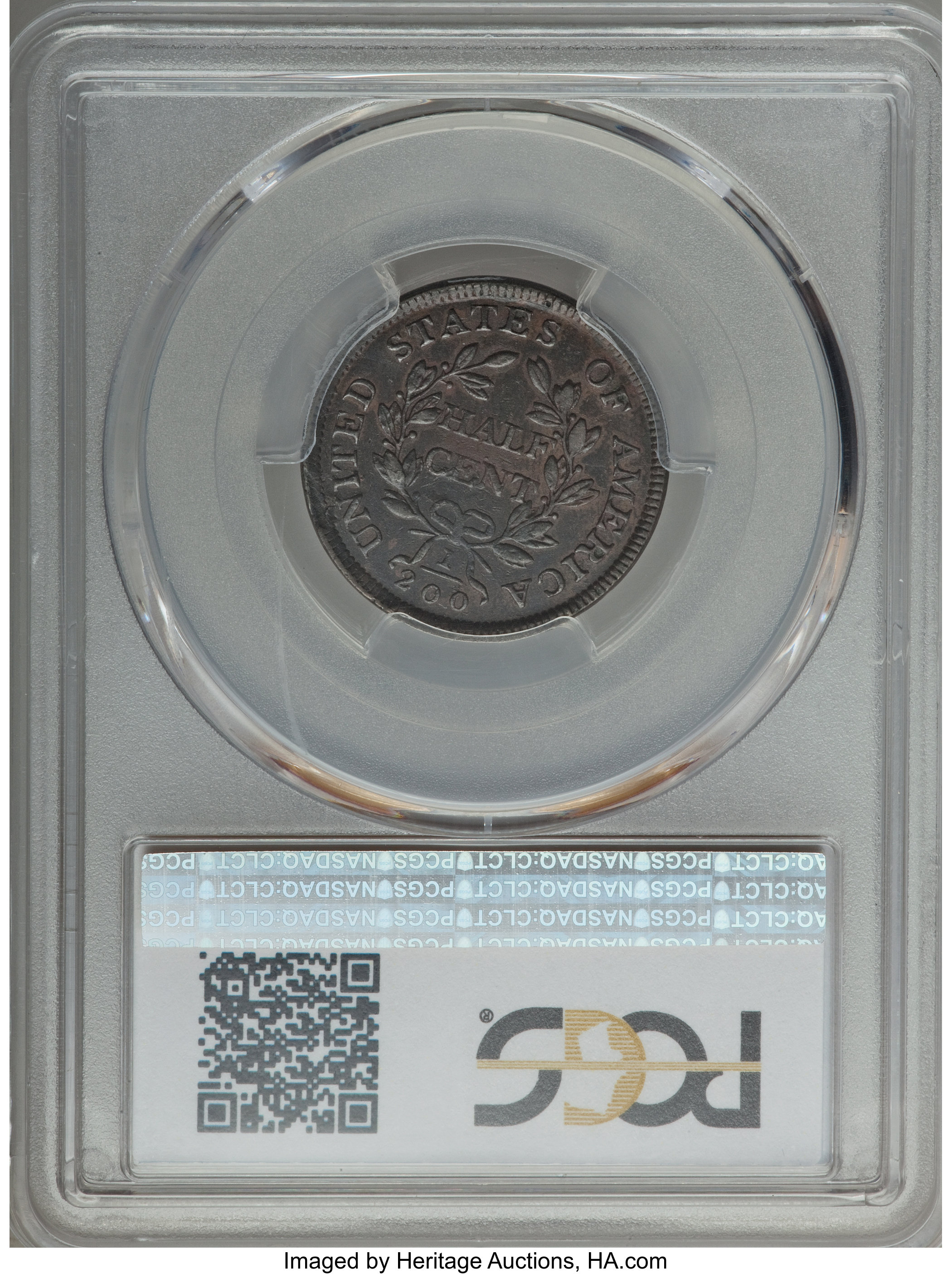 1804 1/2c Plain 4, Stems, C-11 MS BN AG3 BN CAC thumbnail 11