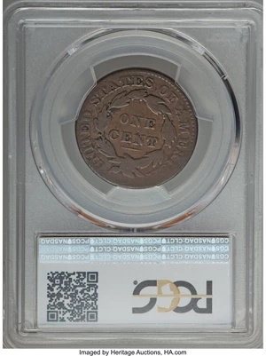 image for: 1830 1C Large Letters, N-9, R.6, AG3 PCGS....