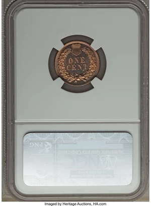 image for: 1879 1C PR66 Red Cameo NGC. Snow-PR1....