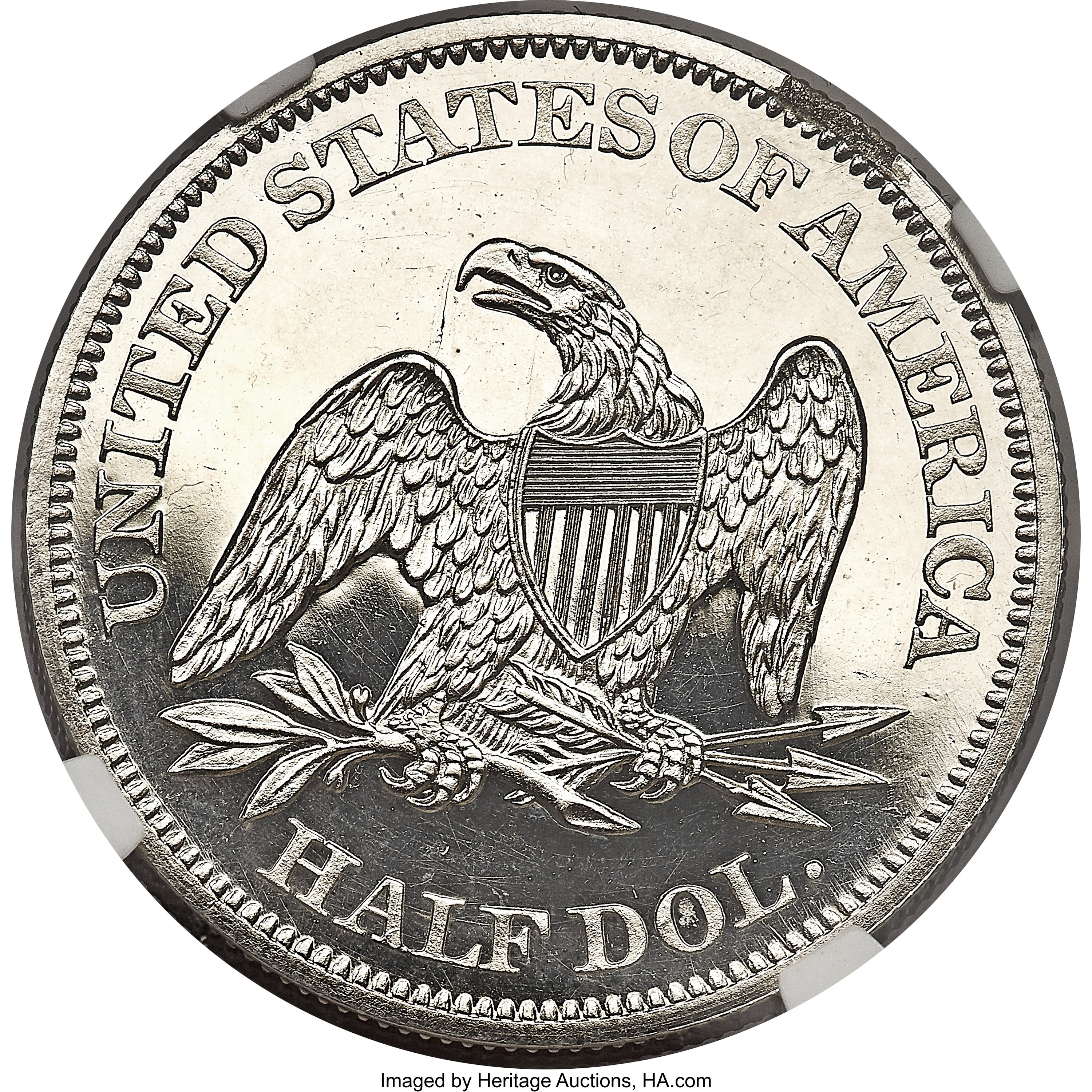 image for: 1864 50C PR64 Ultra Cameo NGC....