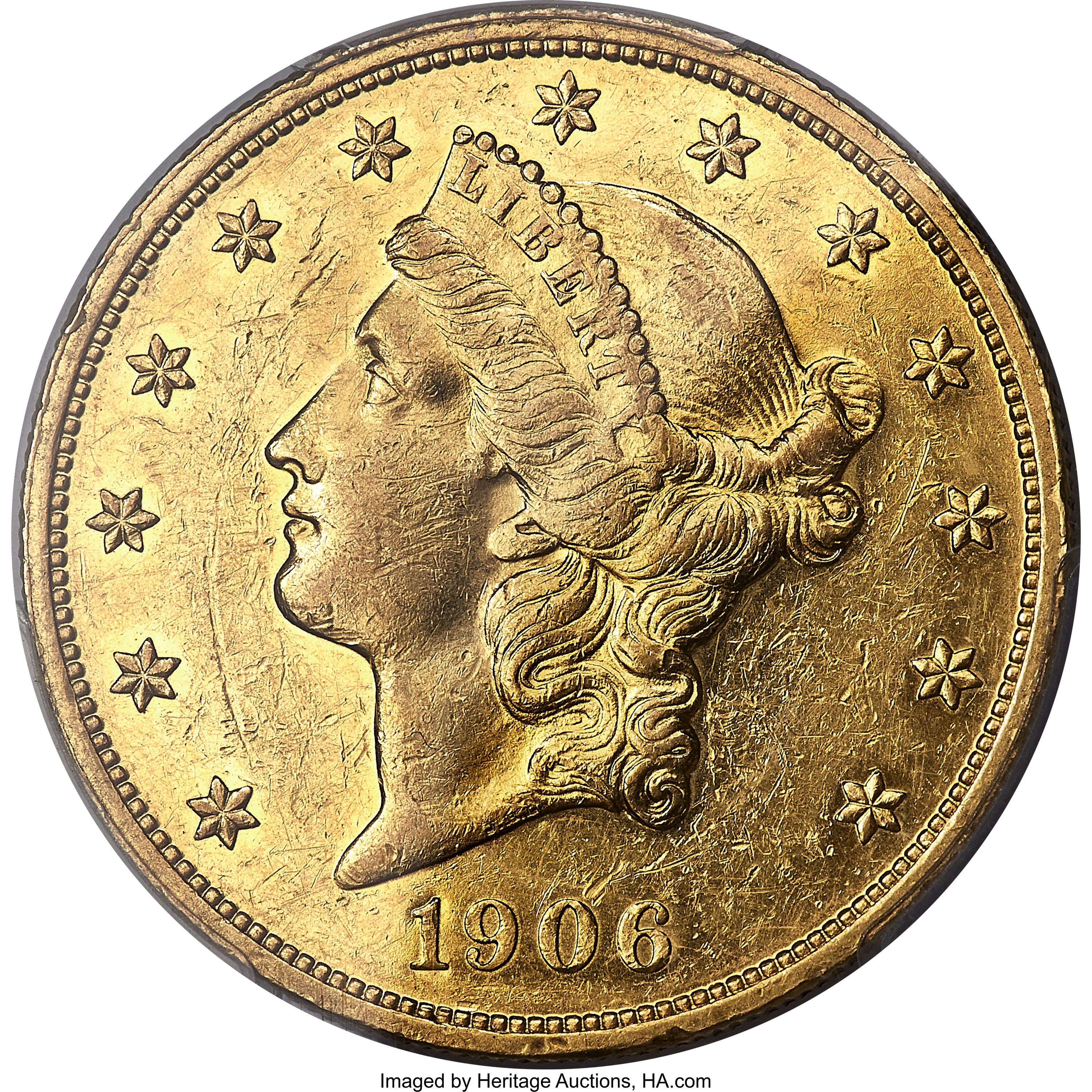 image for: 1906 $20 PR55 PCGS....