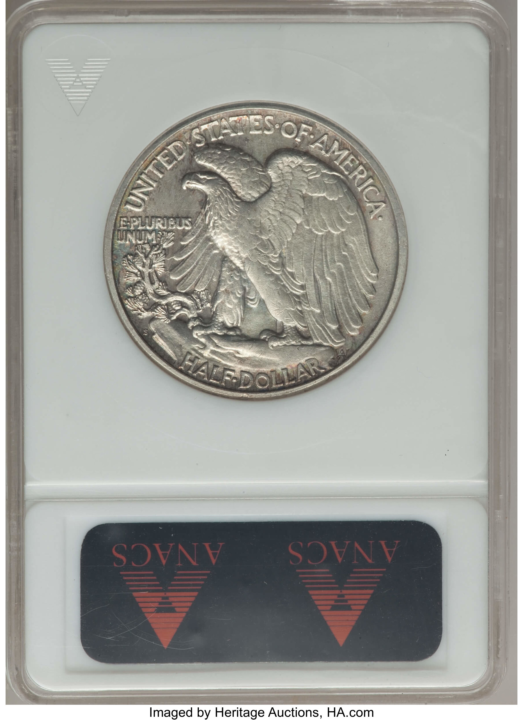 1918-S 50c MS60 thumbnail 2