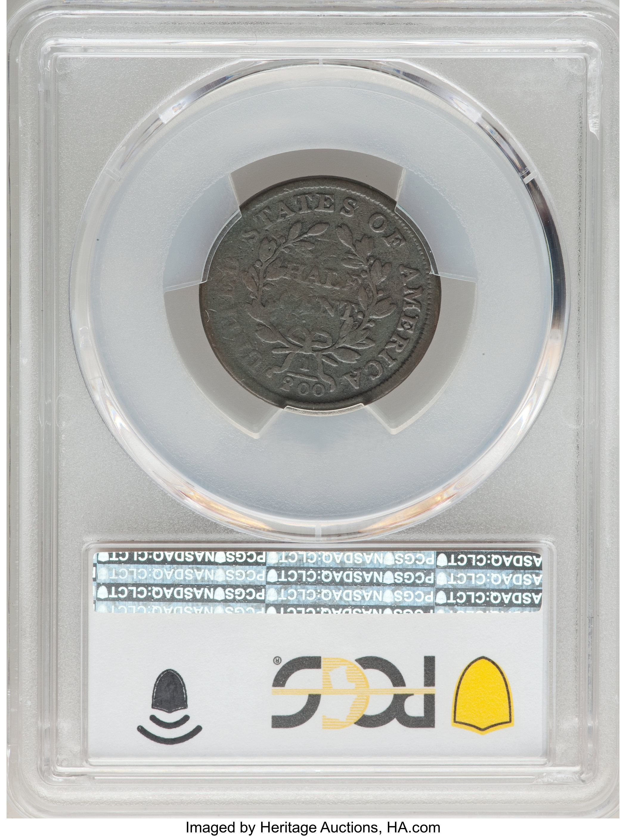 1805 1/2c Small 5, Stems, C-3 MS BN G4 BN thumbnail 2