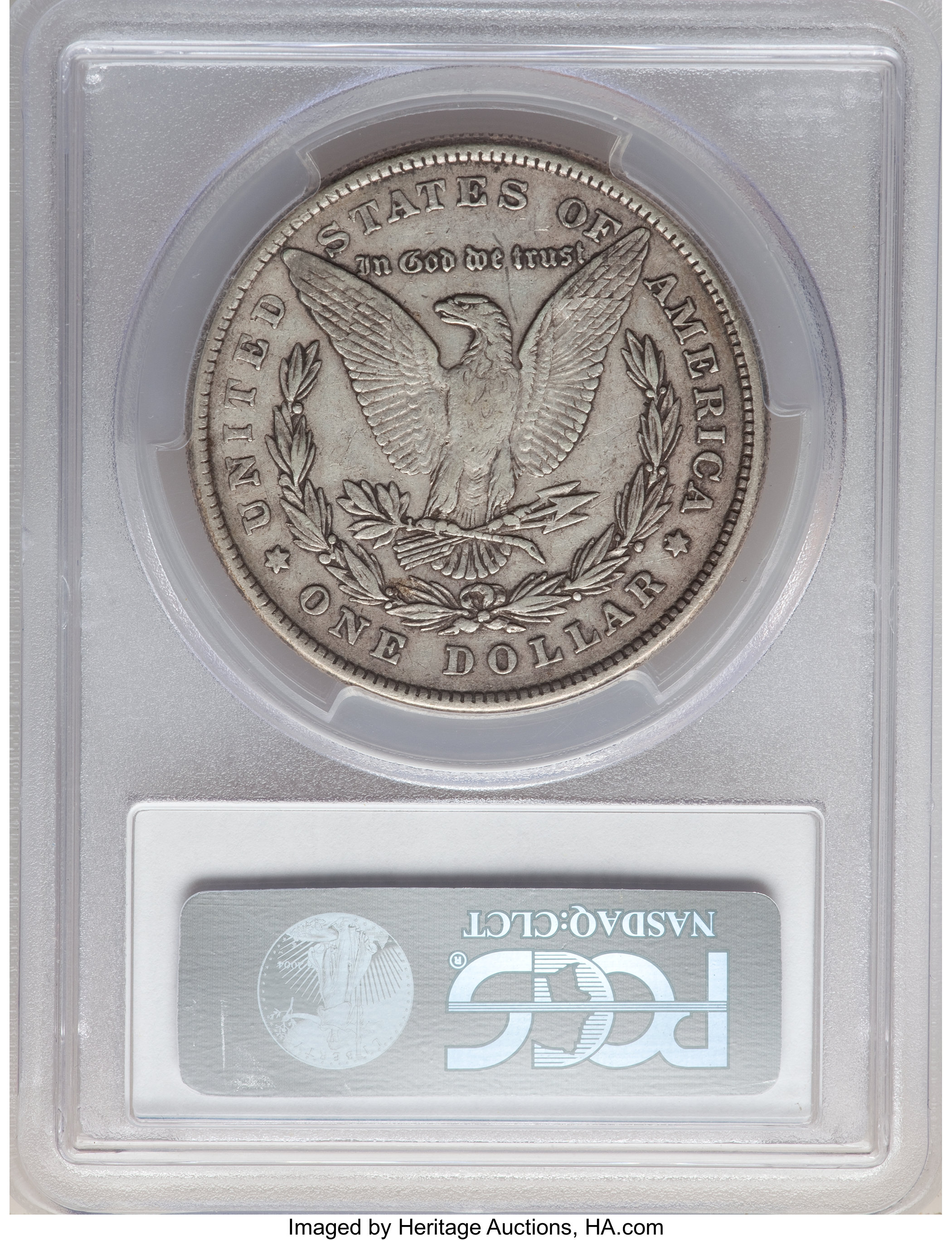 1878 8TF $1  Cracked Bonnet, VAM-14.10 VF20 thumbnail 2