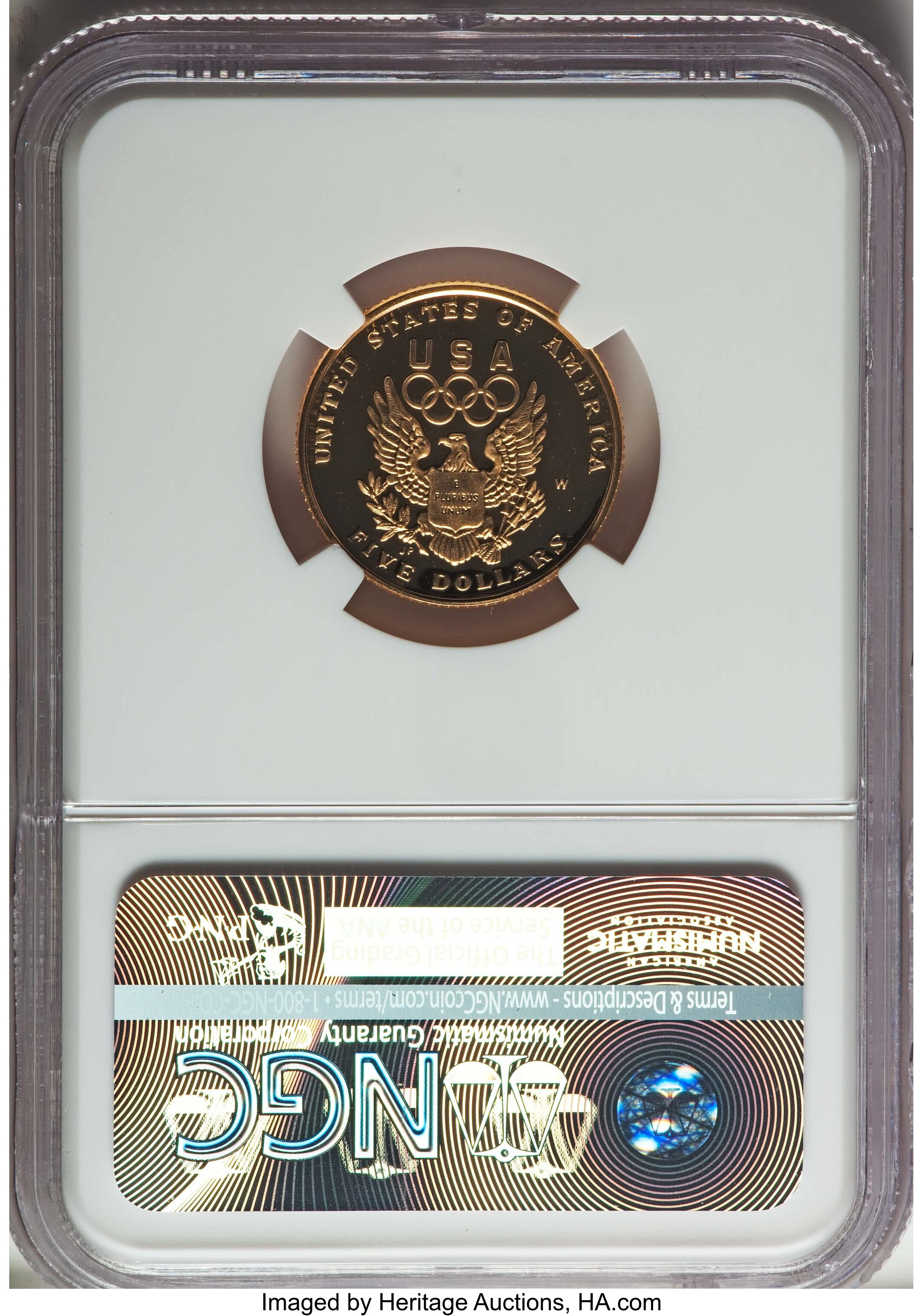 1992-W G$5  XXV Olympics Sprinter PR DCAM OGP thumbnail 8