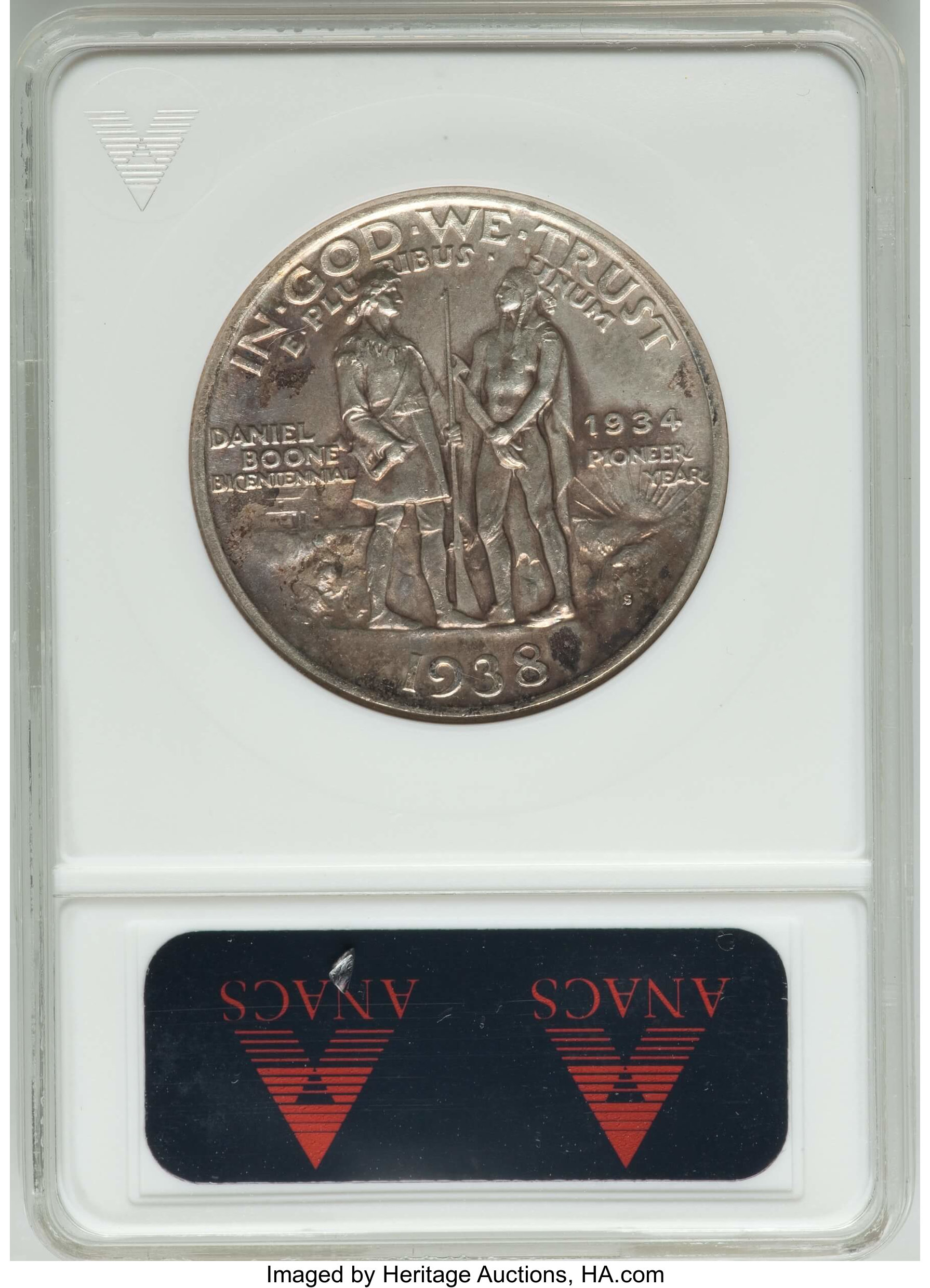 1938-S 50c Boone XF40 thumbnail 9