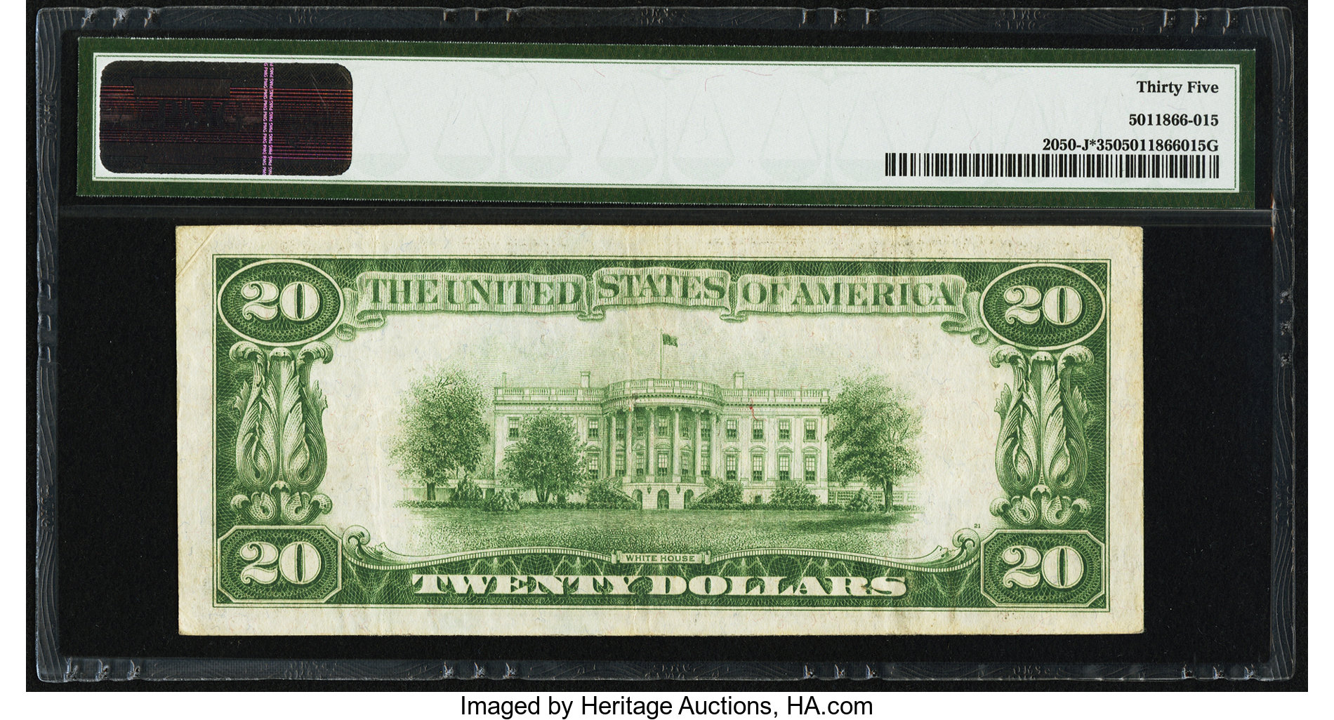 image for: Fr. 2050-J* $20 1928 Federal Reserve Note. PMG Choice Very Fine 35....
