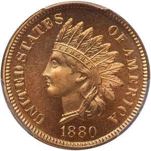 image for: 1C 1880 PCGS PR66+ RD CAM CAC
