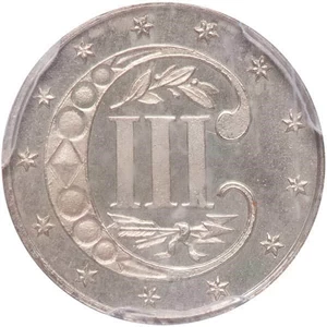 image for: 3CS 1869 PCGS MS67 CAC