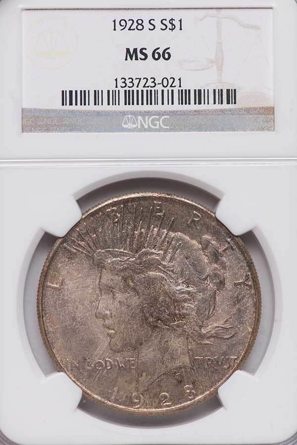 1928-S $1 MS66 thumbnail 3