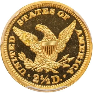 image for: $2.50 1893 PCGS PR67 DCAM CAC