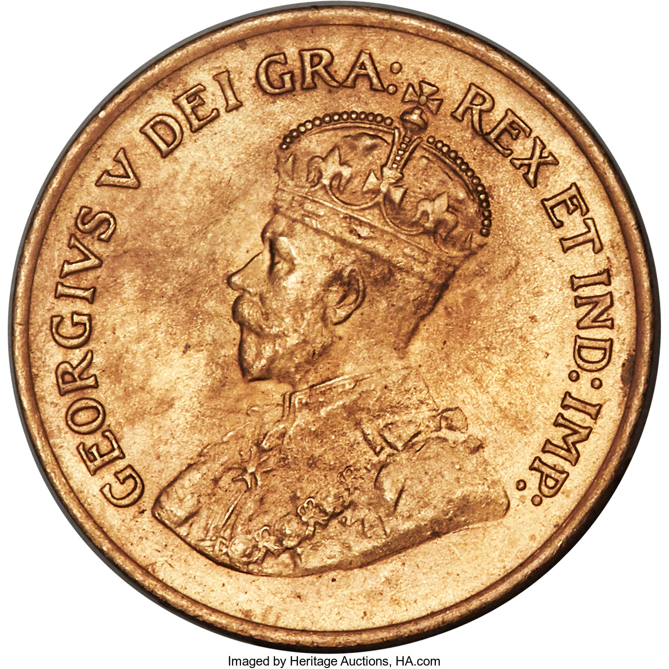 image for: George V Cent 1926 UNC Details (Questionable Color) PCGS