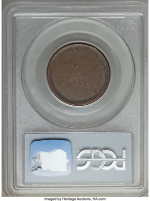 image for: No Date 1C Type Two, Large Cent -- Blank Planchet -- AU58 PCGS....