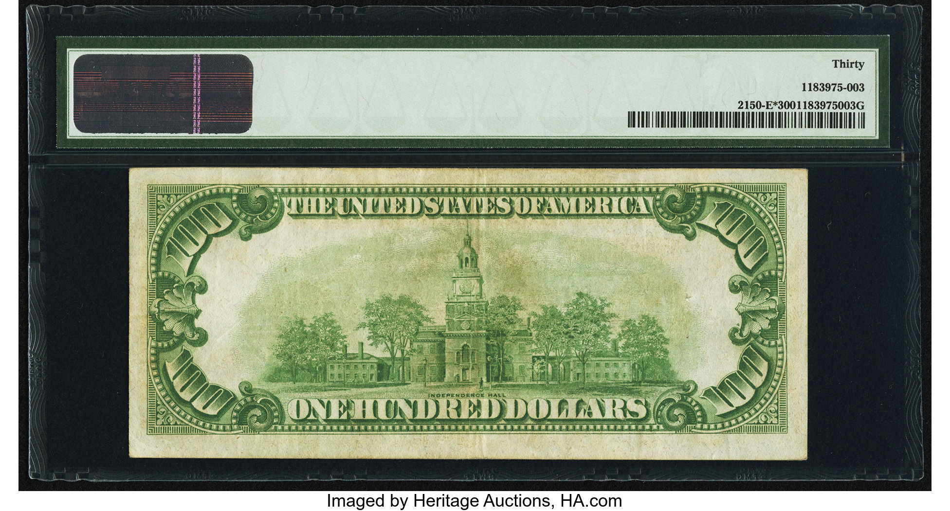 image for: Fr. 2150-E* $100 1928 Federal Reserve Note. PMG Very Fine 30....