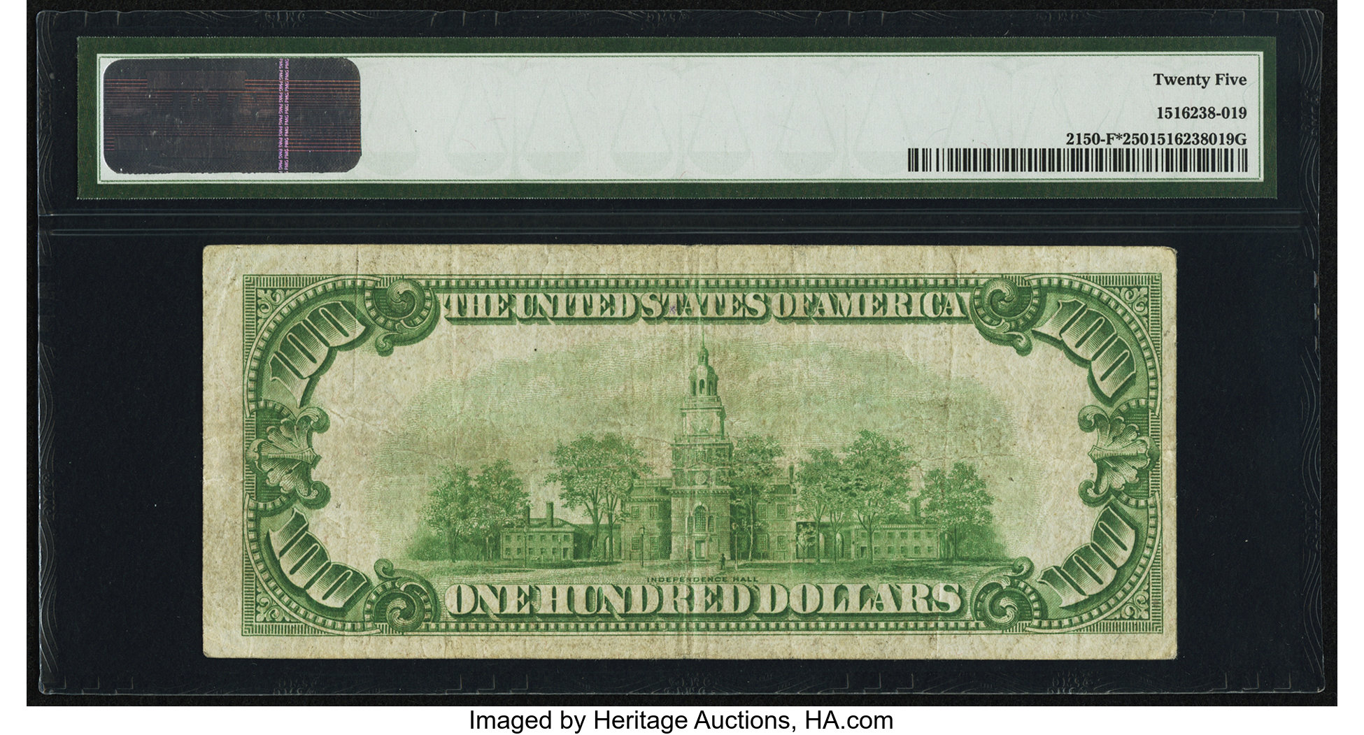 image for: Fr. 2150-F* $100 1928 Federal Reserve Note. PMG Very Fine 25....