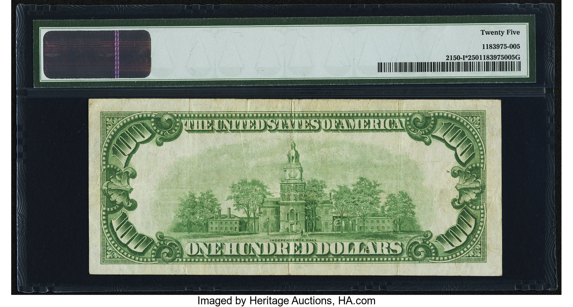 image for: Fr. 2150-I* $100 1928 Federal Reserve Note. PMG Very Fine 25....