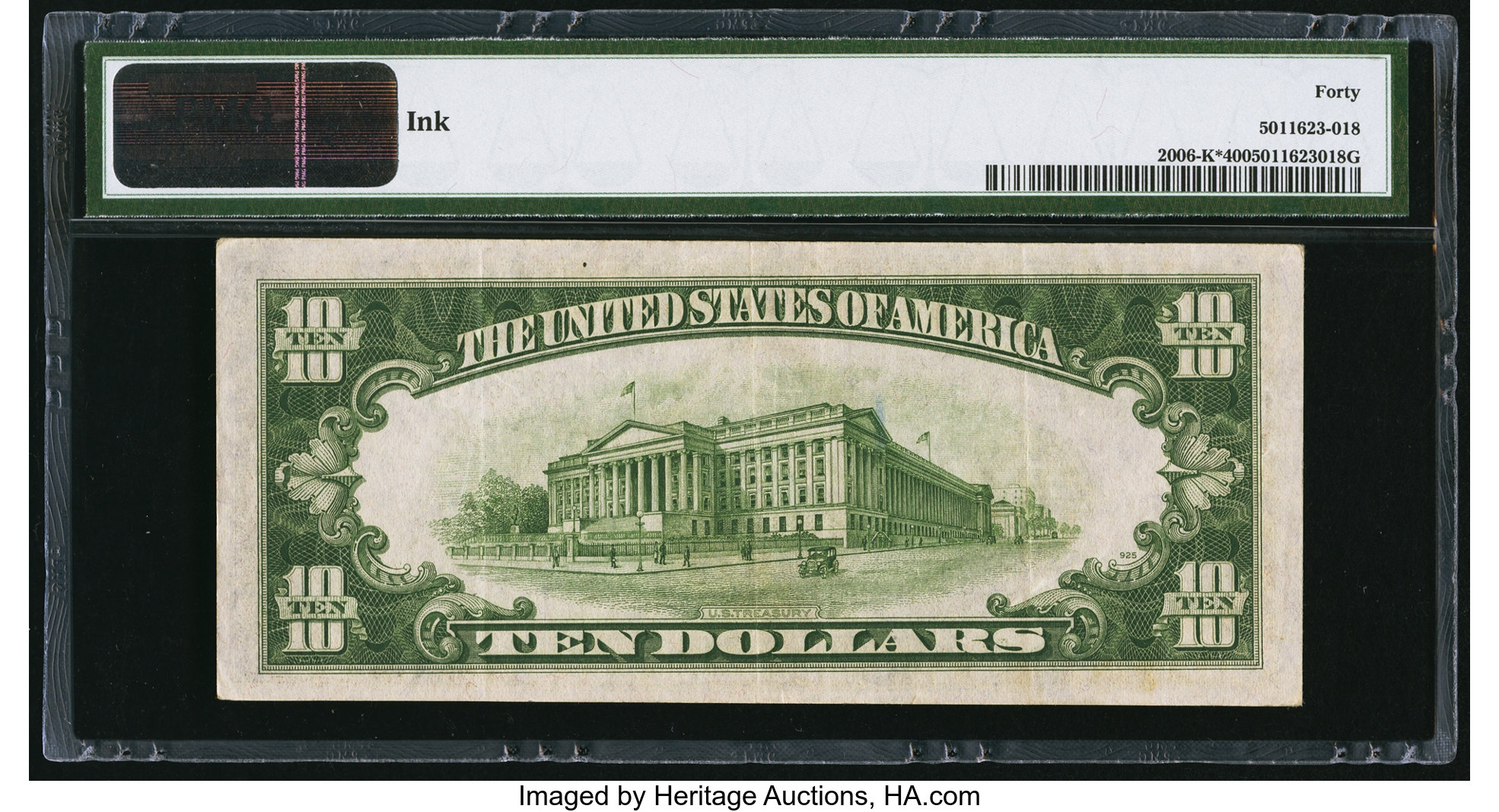 image for: Fr. 2006-K* $10 1934A Federal Reserve Note. PMG Extremely Fine 40....