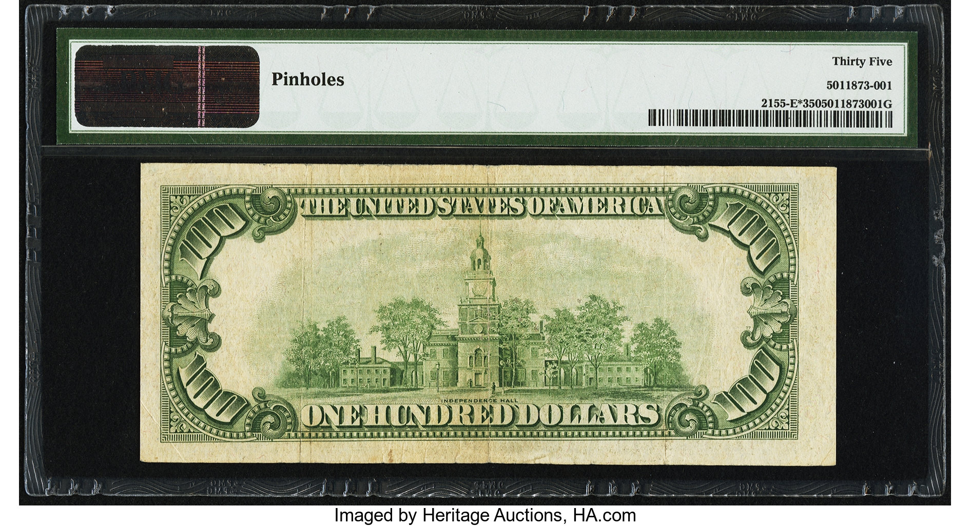 image for: Fr. 2155-E* $100 1934C Federal Reserve Note. PMG Choice Very Fine 35....