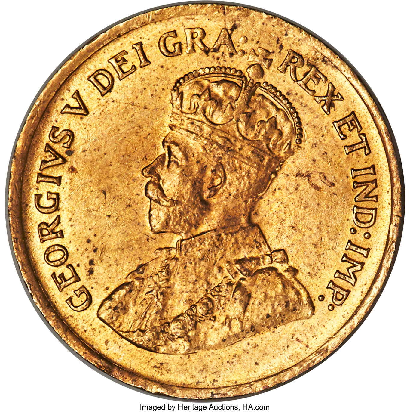 image for: George V Cent 1924 MS64 Red PCGS