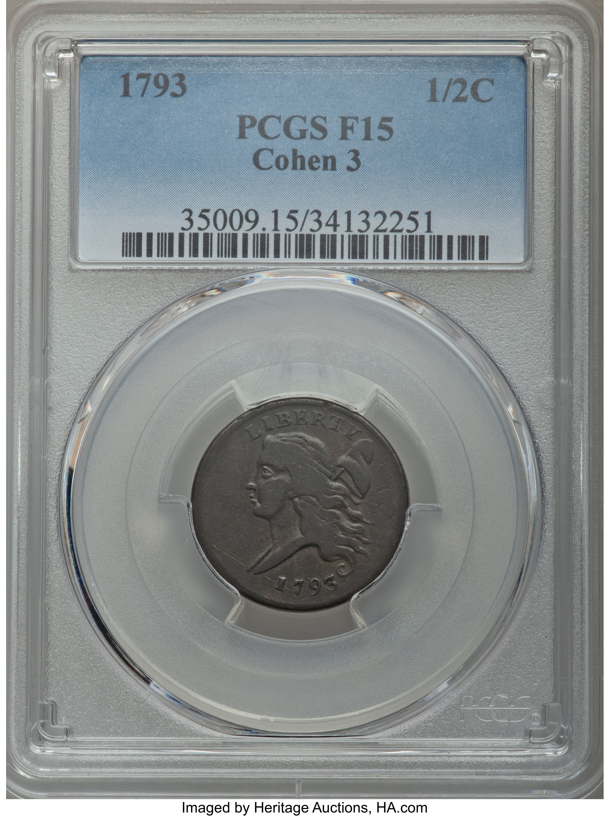 1793 1/2c C-3 MS BN G4 BN thumbnail 25