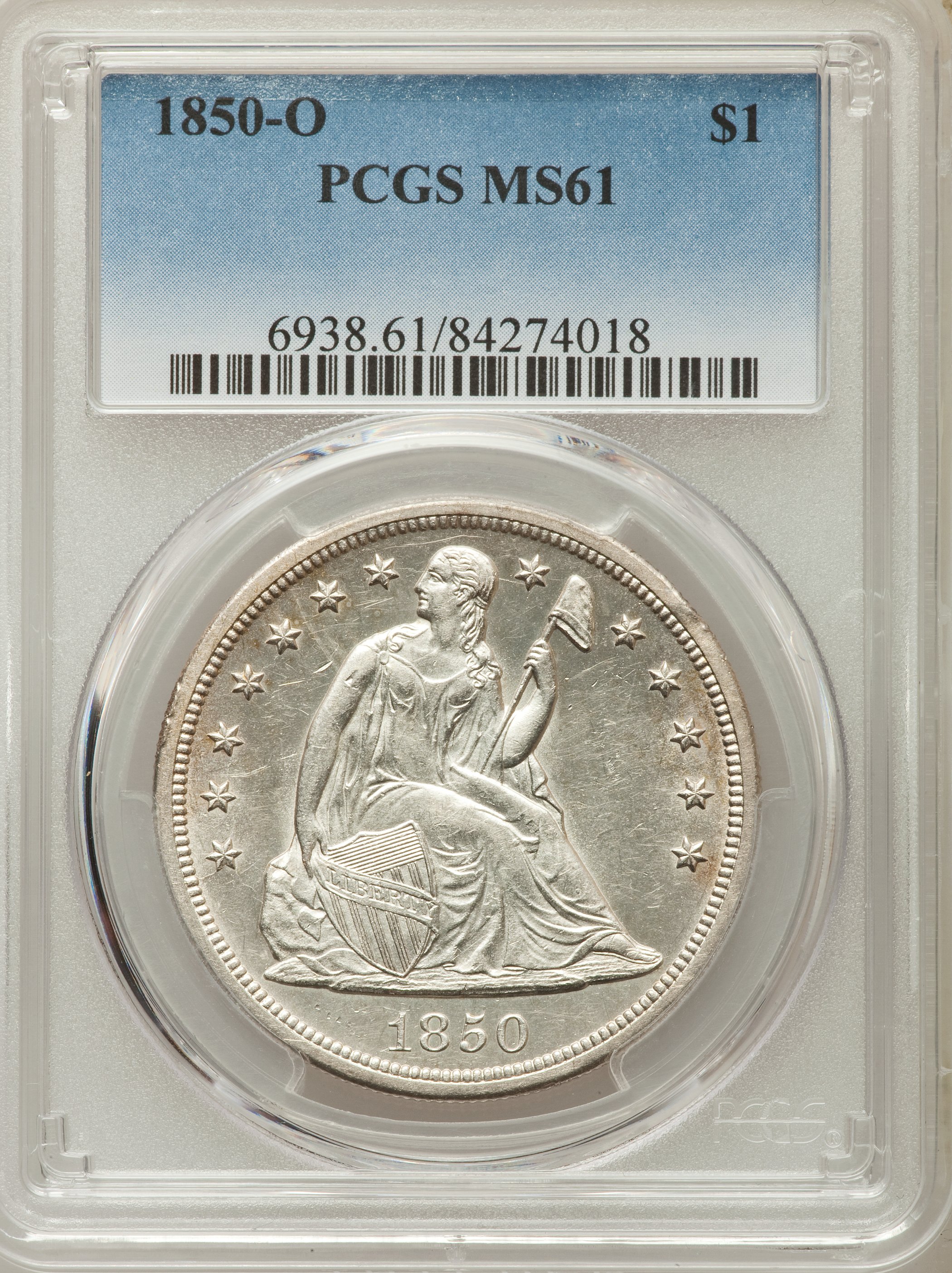 1850-O $1 AU53 thumbnail 13