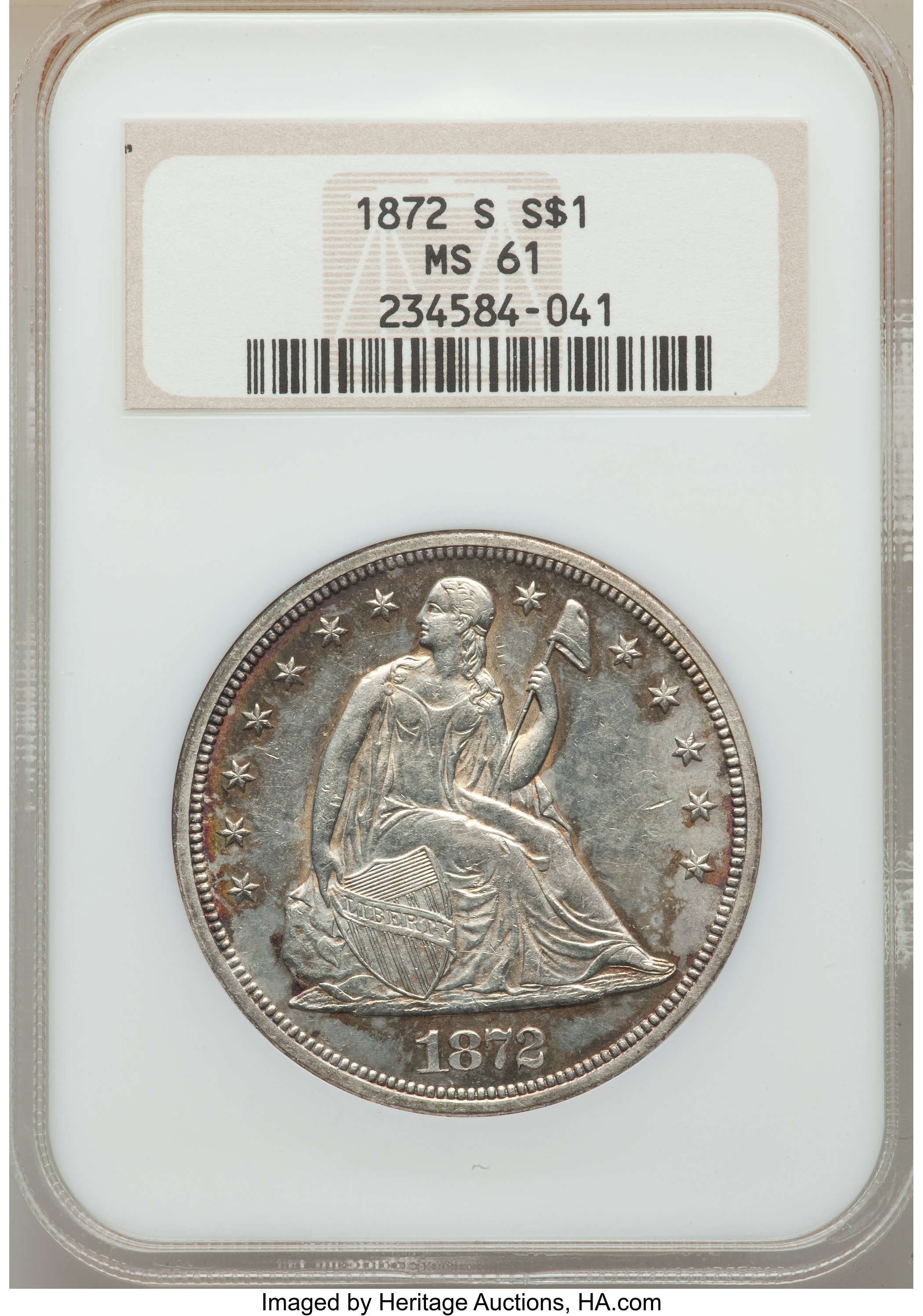 1872-S $1 MS64 thumbnail 10