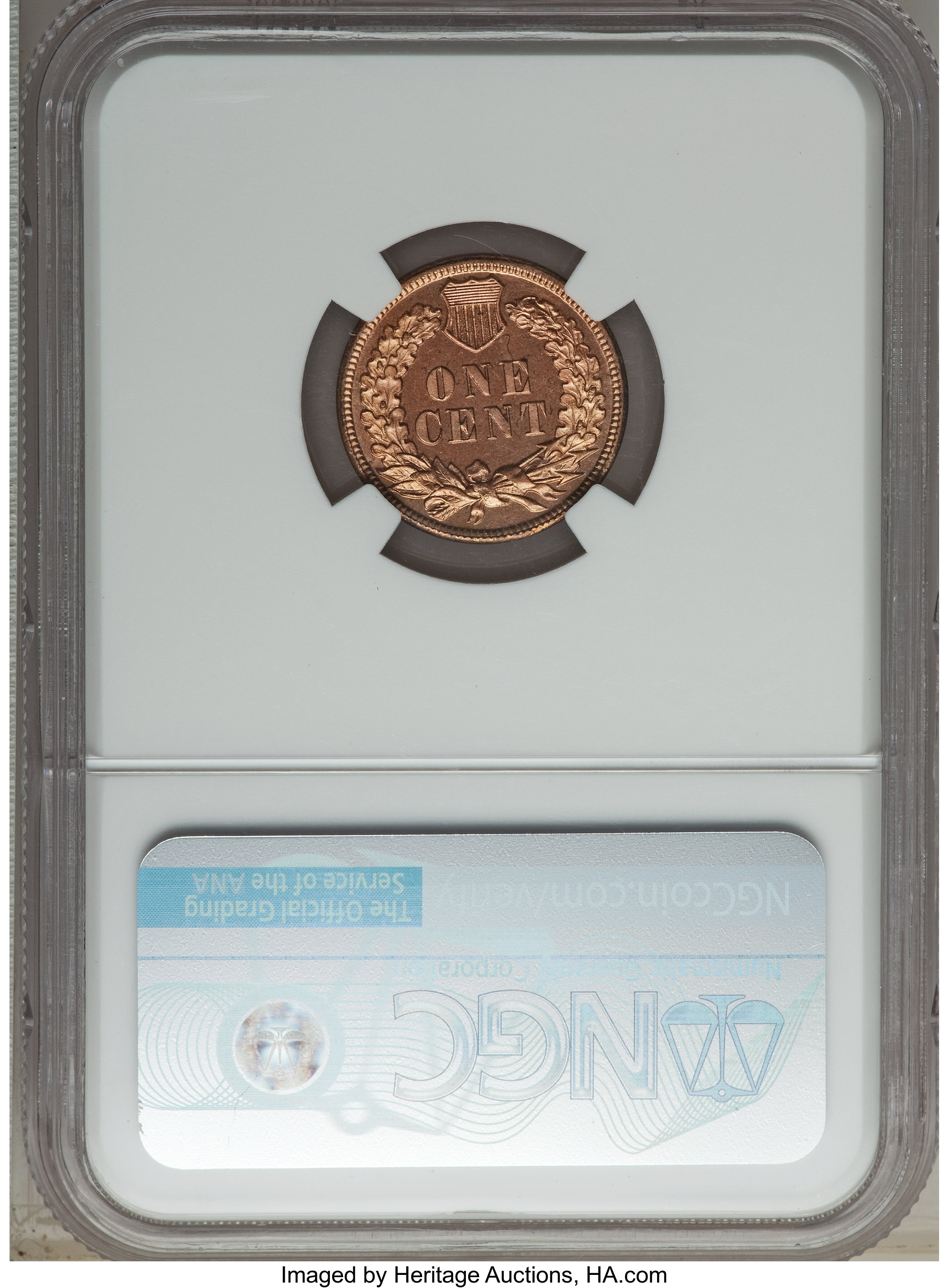image for: 1887 1C PR65 Red Cameo NGC....