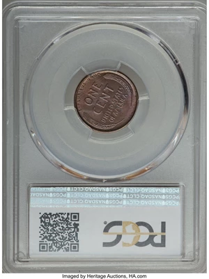 image for: 1909-S 1C VDB MS66 Brown PCGS. CAC....