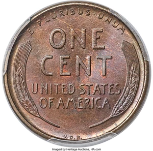 image for: 1909-S 1C VDB MS66 Brown PCGS. CAC....