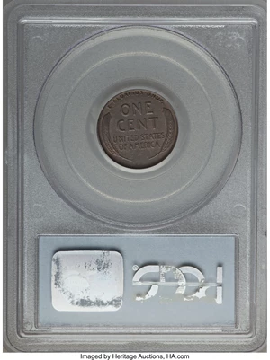 image for: 1917 1C Doubled Die Obverse MS64 Red and Brown PCGS....