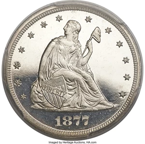 image for: 1877 20C PR66 Deep Cameo PCGS. BF-1, R.3....