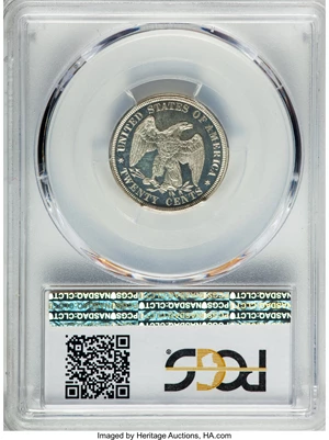 image for: 1877 20C PR66 Deep Cameo PCGS. BF-1, R.3....