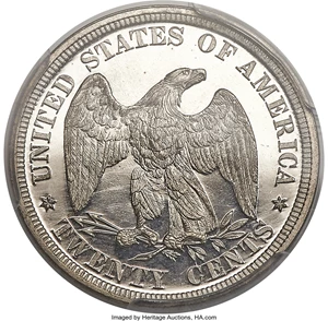 image for: 1877 20C PR66 Deep Cameo PCGS. BF-1, R.3....