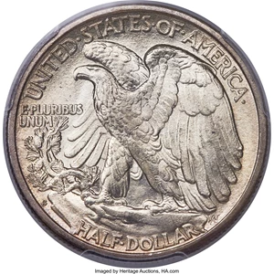 image for: 1917-S 50C Reverse MS66 PCGS Secure. CAC....