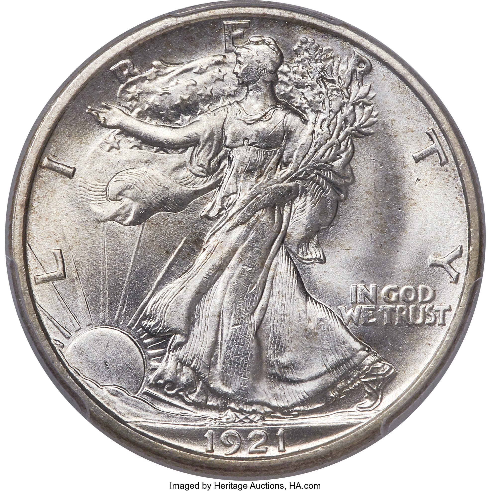 1921 S Walking Liberty Half Dollar Coin Pricing Guide | The Greysheet