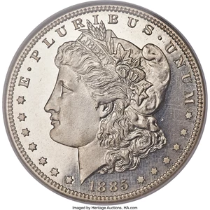 image for: 1885 $1 PR68 Cameo NGC....