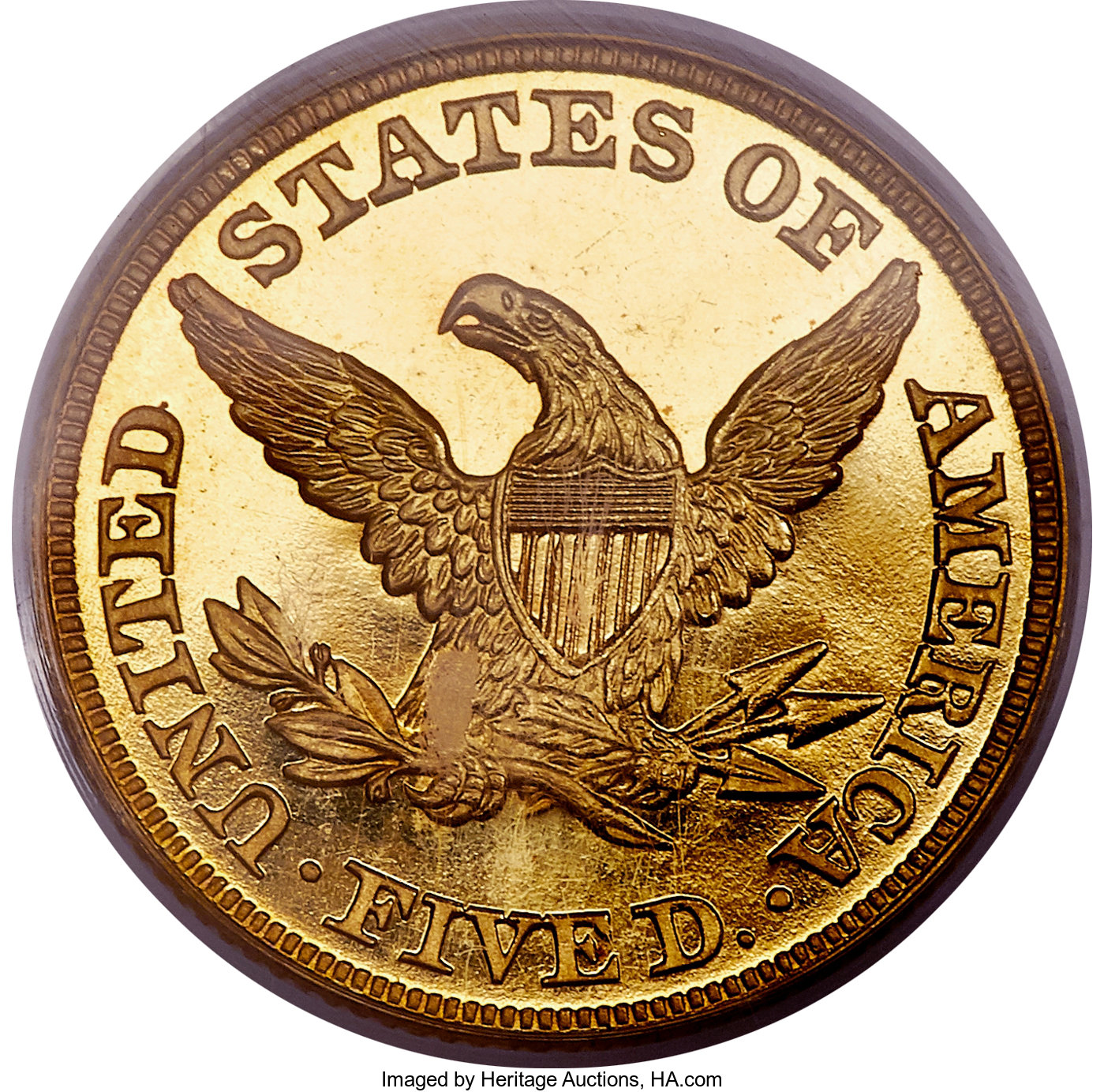 image for: 1864 $5 PR64 Cameo PCGS....