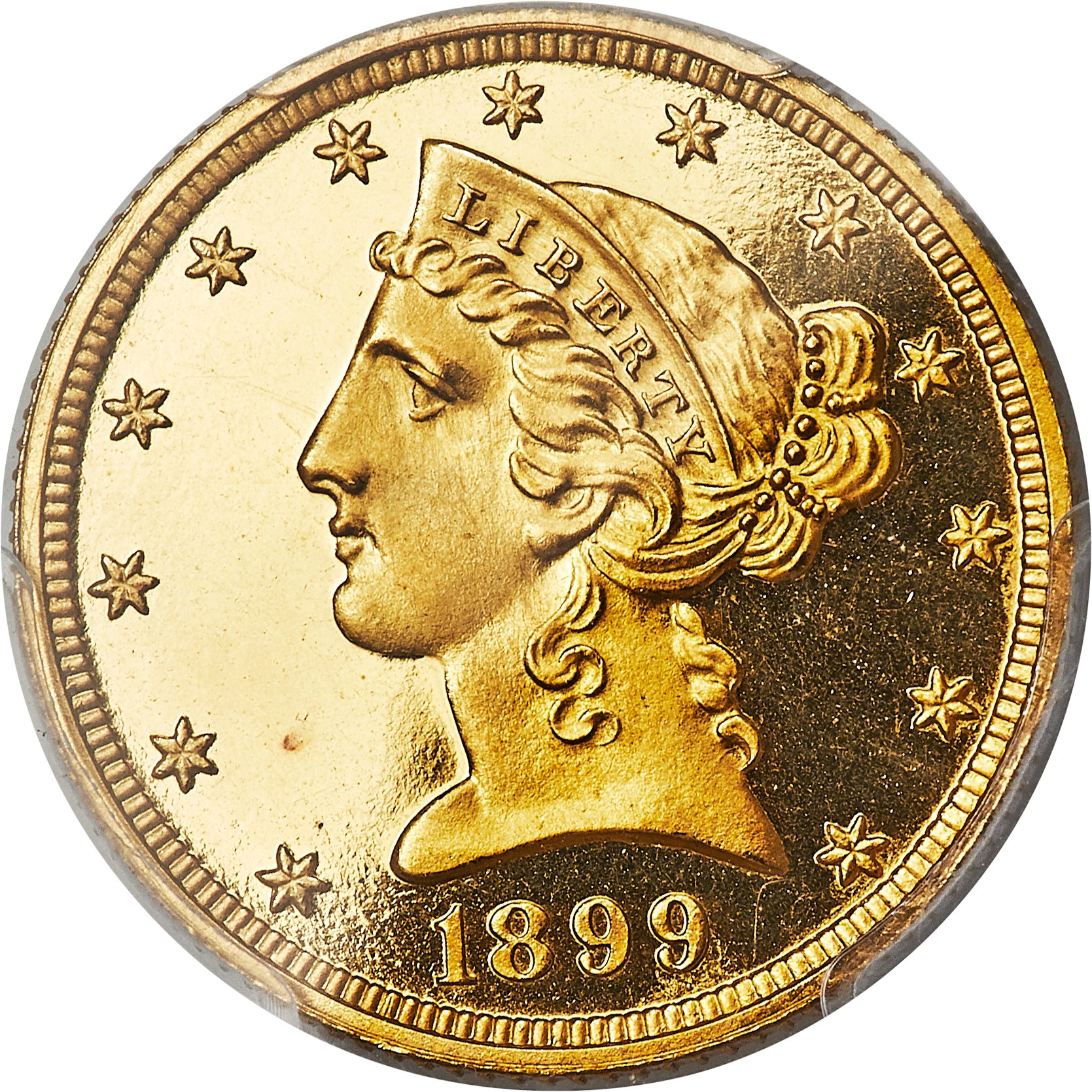 image for: 1899 $5 PR65+ Deep Cameo PCGS....