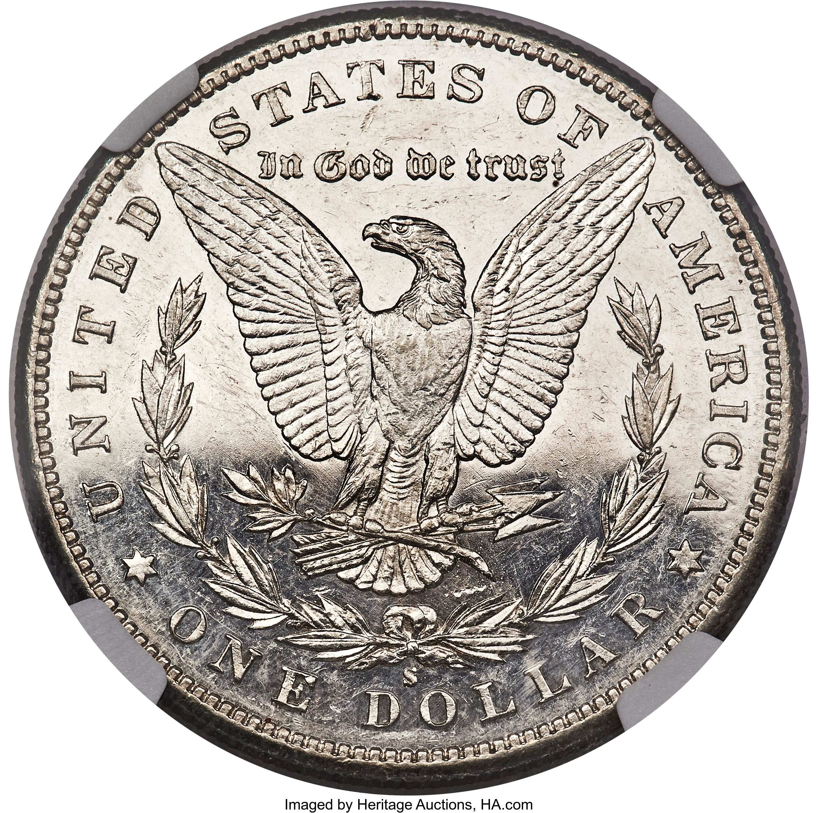1884-S $1  MS PL AU53 PL CAC thumbnail 21