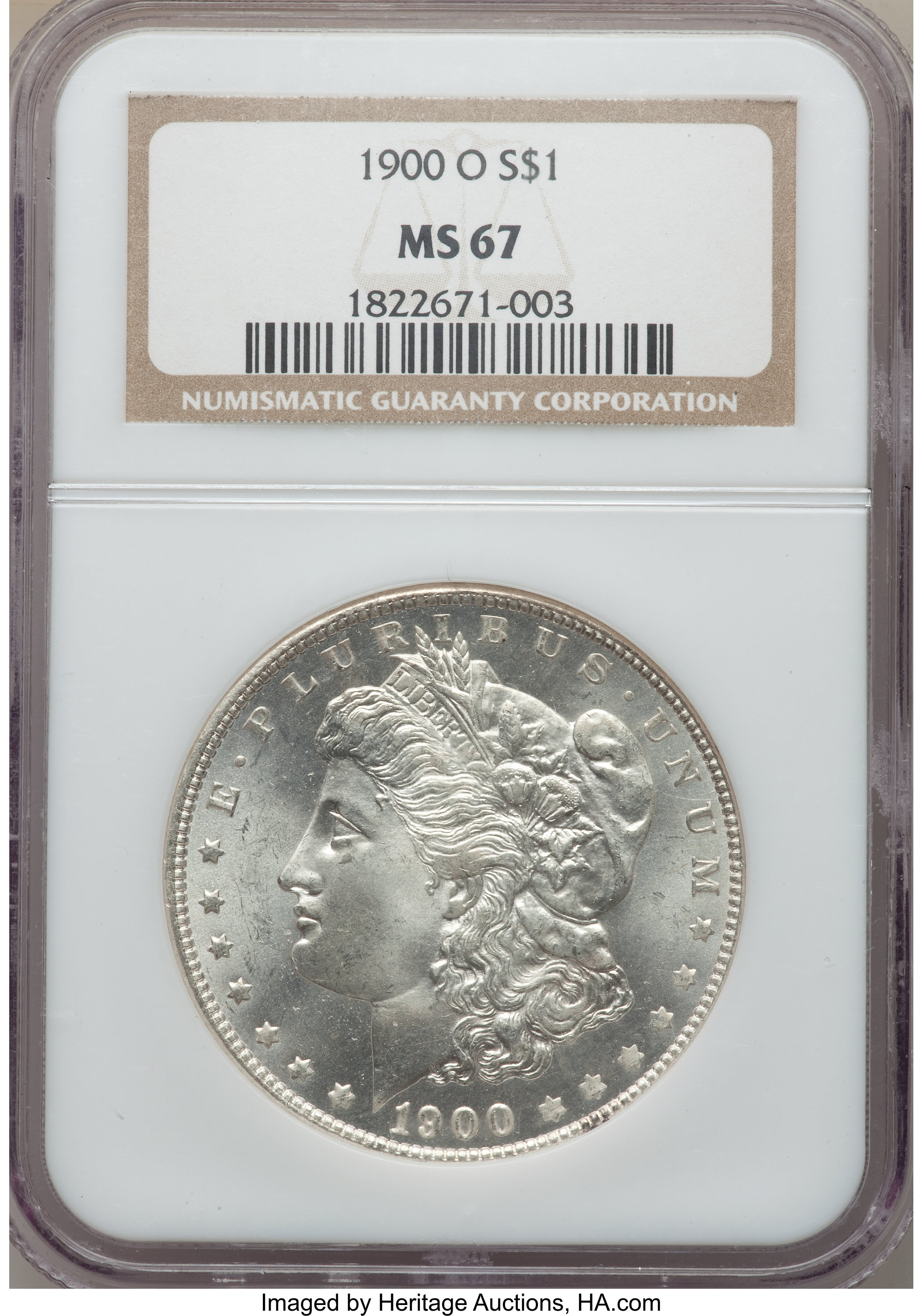 1900-O $1 Doubled Stars, VAM-15 MS