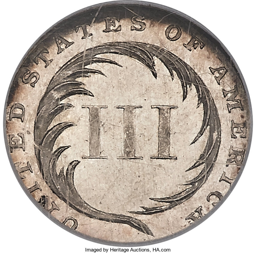 image for: 1850 P3CS Three Cent Silver, Judd-125 Original, Pollock-147, R.4, PR66 NGC. CAC....