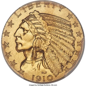 image for: 1910 $5 PR63 PCGS. CAC....