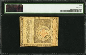 image for: New Hampshire April 29, 1780 $3 PMG Very Fine 30....