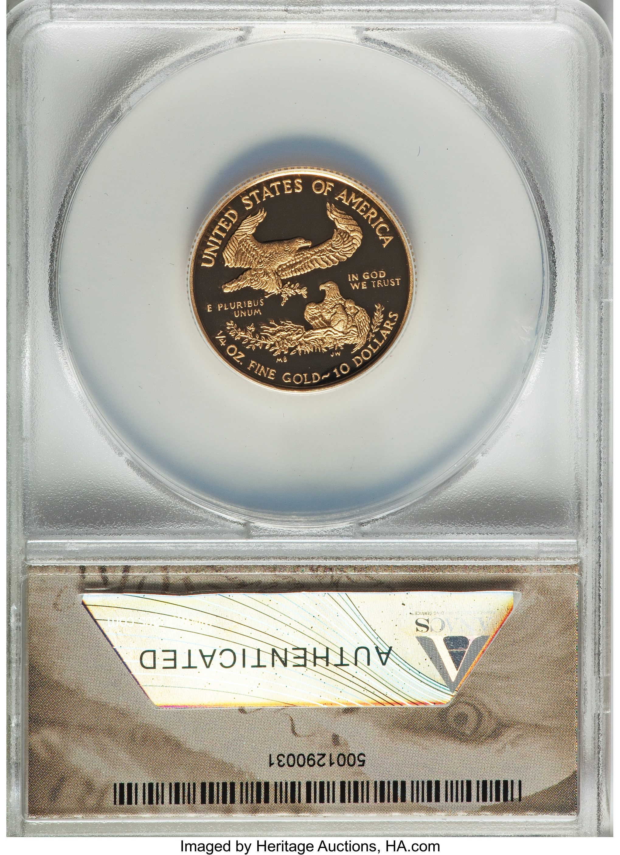 2010 Set Gold Eagle, 4 Coins PR DCAM thumbnail 15