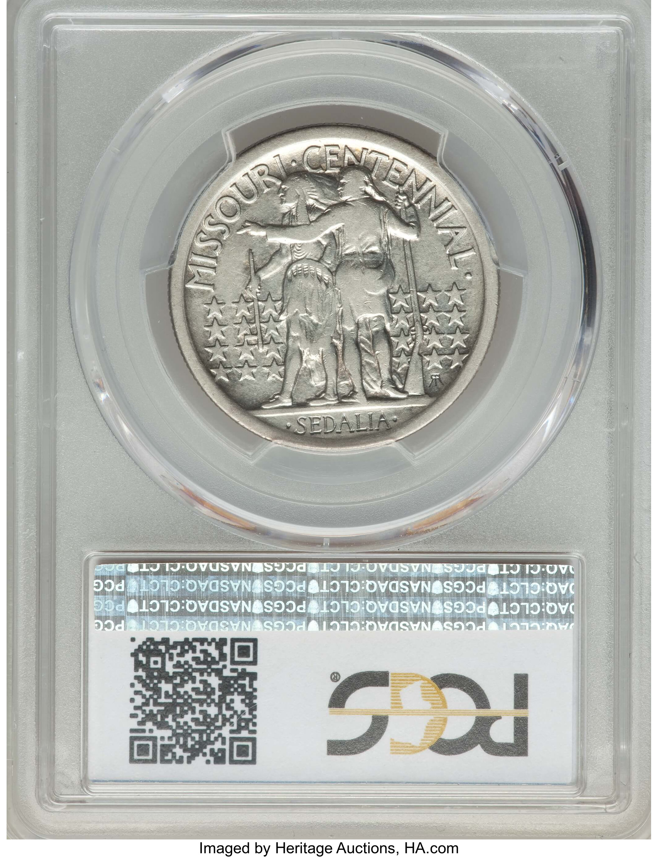 1921 50c Missouri, 2x4 XF40 thumbnail 7