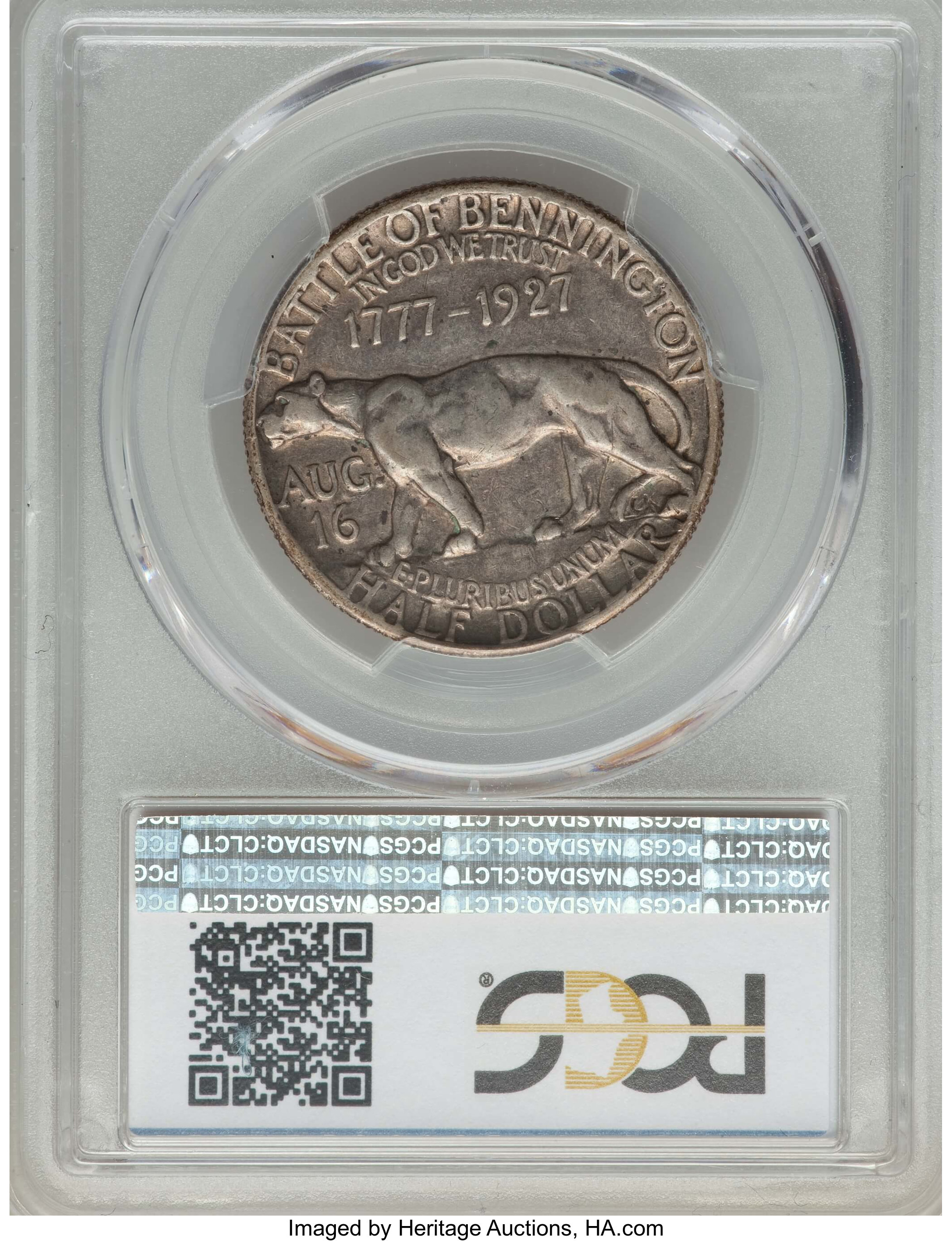 1927 50c Vermont VF35 thumbnail 4