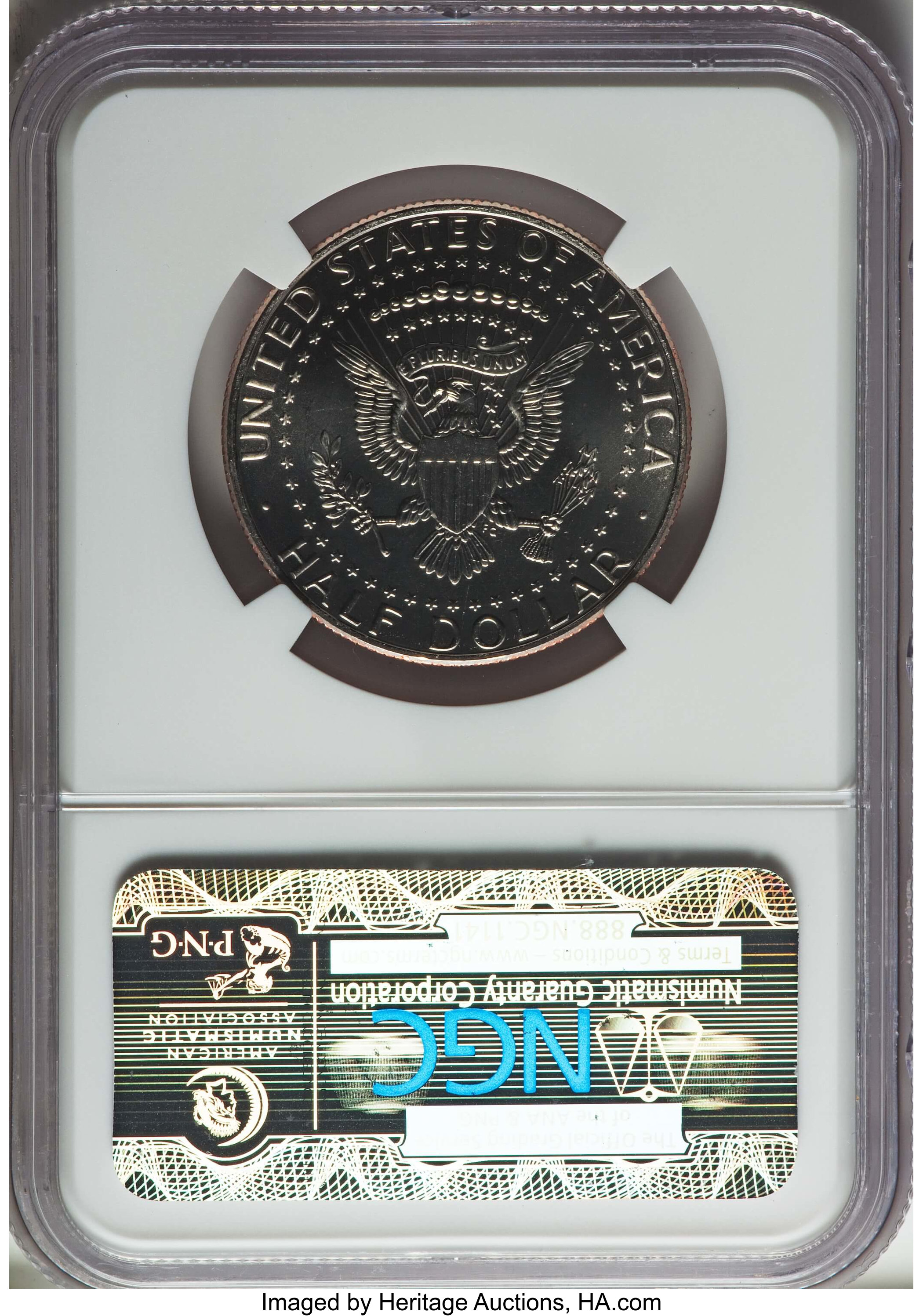 image for: 2014-P 50C High Relief, Clad, 50th Anniversary, First Day of Issue, SP69 NGC. NGC Census: (0/0). PCGS Population: (2/0)....