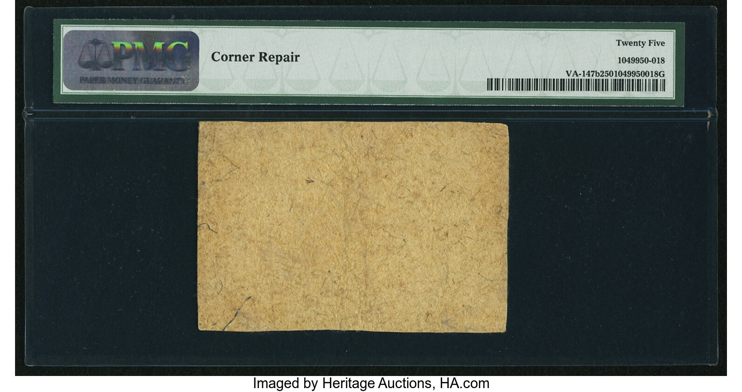 image for: Virginia May 4, 1778 (Dates Printed) $5 PMG Very Fine 25....