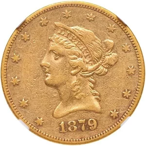 image for: $10 1879-CC NGC XF40