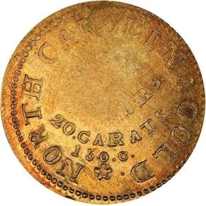 image for: $5 C. BECHTLER. 150 GRAINS, 20 CARAT. PCGS AU55